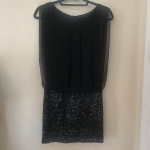 Black cocktail dress